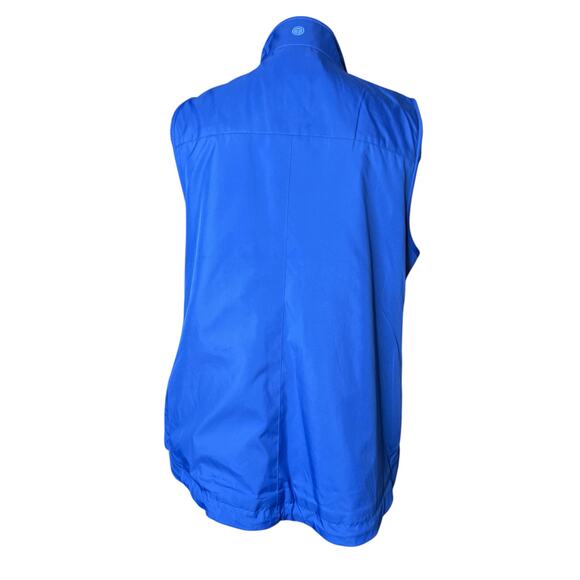 Talbots Vest in Blue w/Terry Cloth Lining Zipper and Hook and Eye Close Size MP - Picture 5 of 8